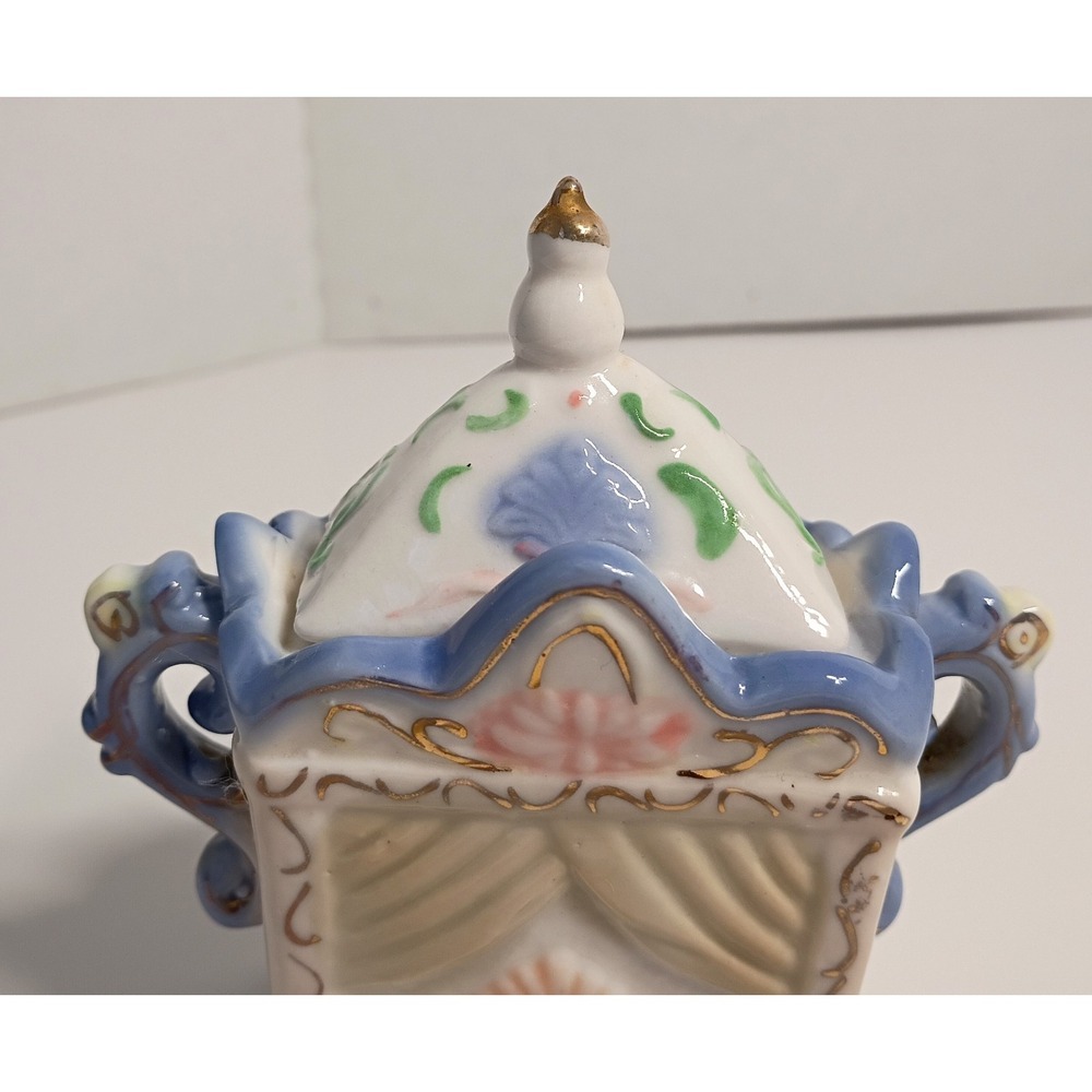 Precious Nursery Trinket Keepsake‎ Box Victorian Pastel Circus Wagon Theme - Picture 4 of 13